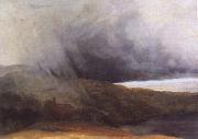 Pierre de Valenciennes Storm by the Banks of a Lake oil painting reproduction